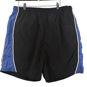 Vintage 90s Y2K Mens XL Swim Trunks Colorblock Mesh Lined Board Shorts Sporty